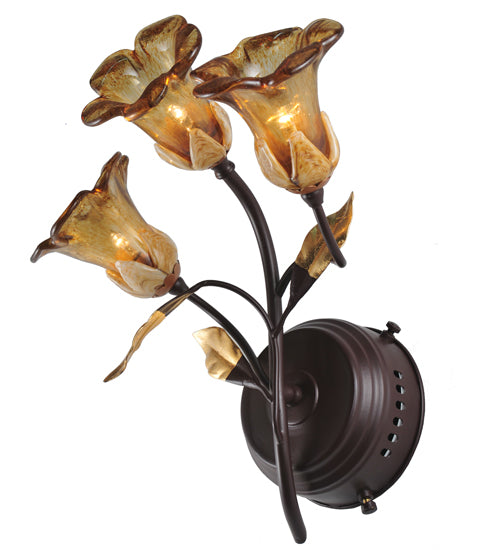 Meyda Tiffany Celestial Bouquet 82752 Wall Light - Mahogany Bronze