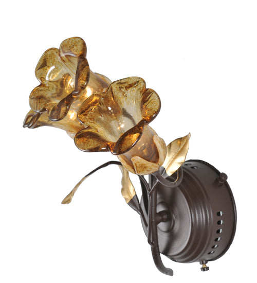 Meyda Tiffany Celestial Bouquet 82752 Wall Light - Mahogany Bronze