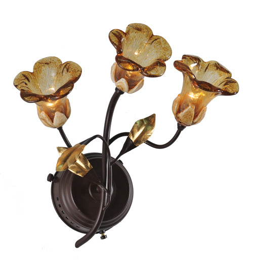 Meyda Tiffany Celestial Bouquet 82752 Wall Light - Mahogany Bronze