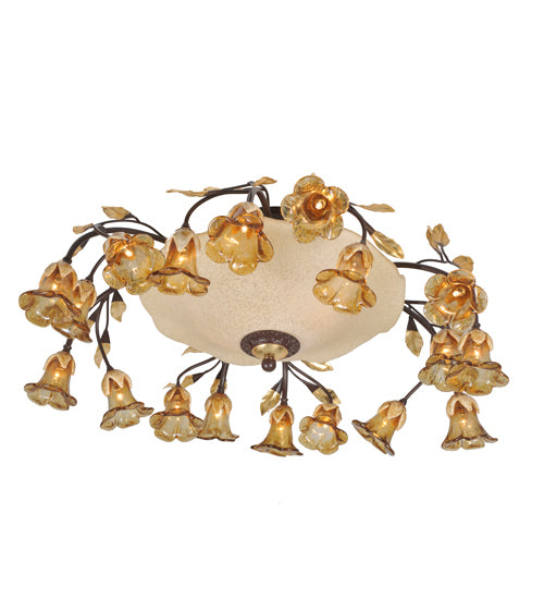 Meyda Tiffany Celestial Bouquet 82759 Ceiling Light - Mahogany Bronze