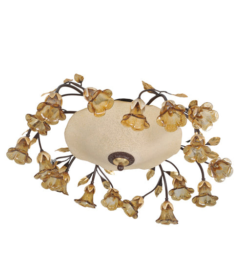 Meyda Tiffany Celestial Bouquet 82759 Ceiling Light - Mahogany Bronze