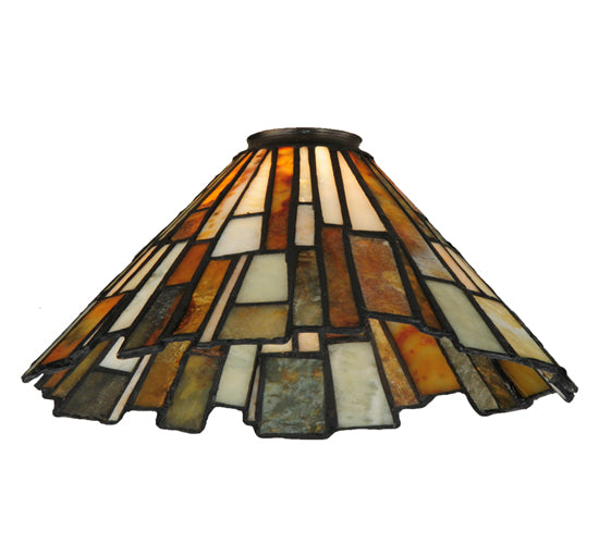 Meyda Tiffany Lighting 82852 Delta Shade Lamp Shade Multicolored