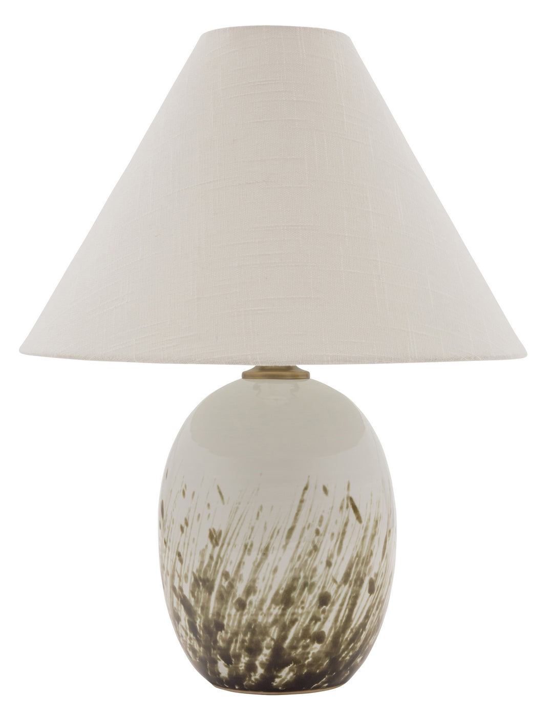 House Of Troy Lighting GS140-DWG  Scatchard Lamp Decorated White Gloss