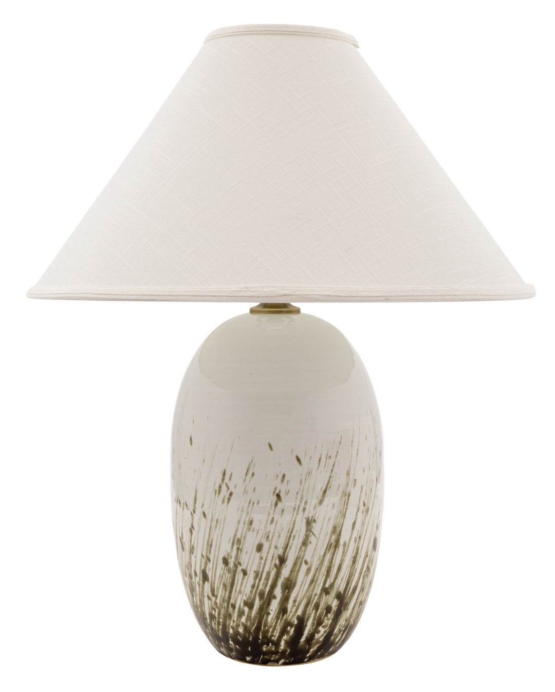 House Of Troy Lighting GS150-DWG  Scatchard Lamp Decorated White Gloss