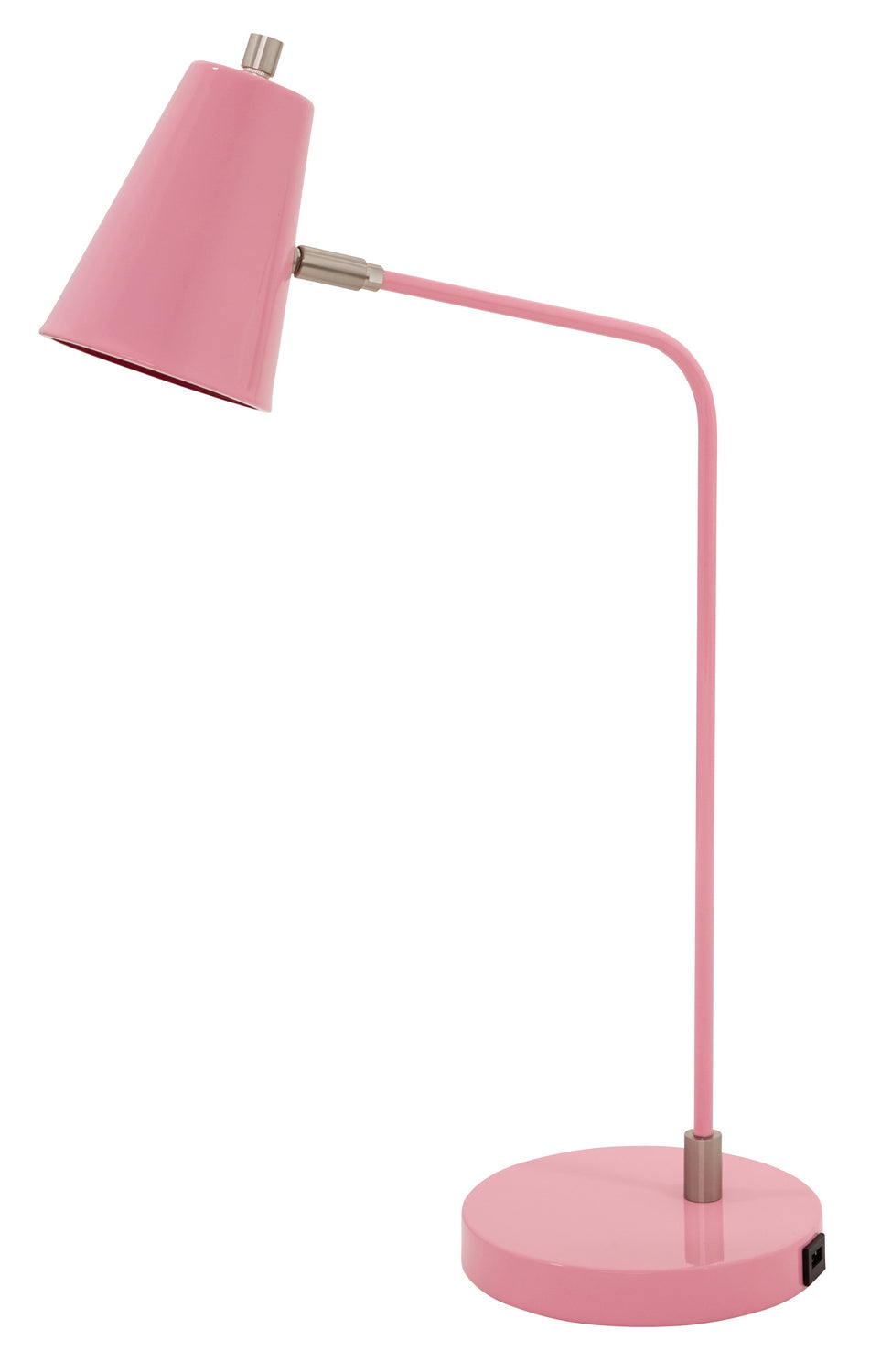 House Of Troy Lighting K150-PK Modern Kirby Lamp Pink