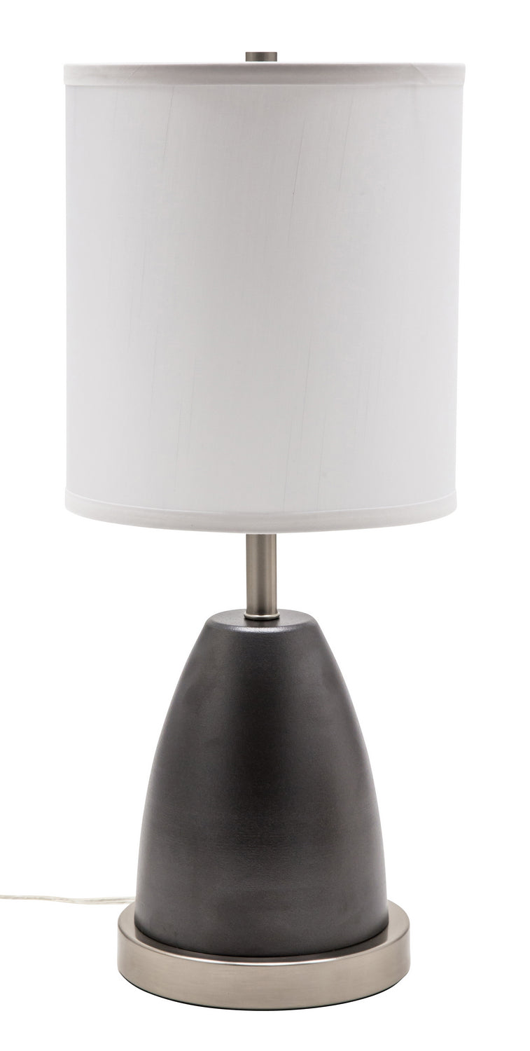 House Of Troy Lighting RU751-GT  Rupert Lamp Granite With Satin Nickel Accents