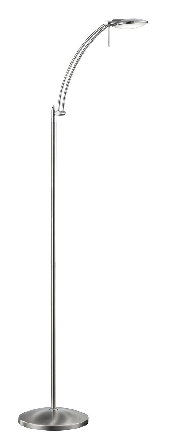 Arnsberg 425810107 Dessau Led Floor Lamp Lamp Pewter, Nickel, Silver