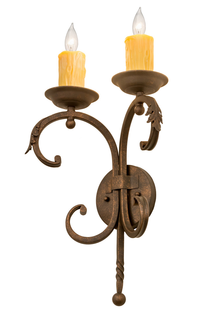 Meyda Tiffany Andorra 120207 Wall Light - Mahogany Bronze