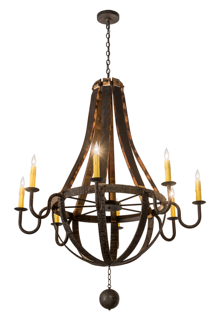 Meyda Tiffany Barrel Stave 133273 Chandelier Light - Coffee Bean