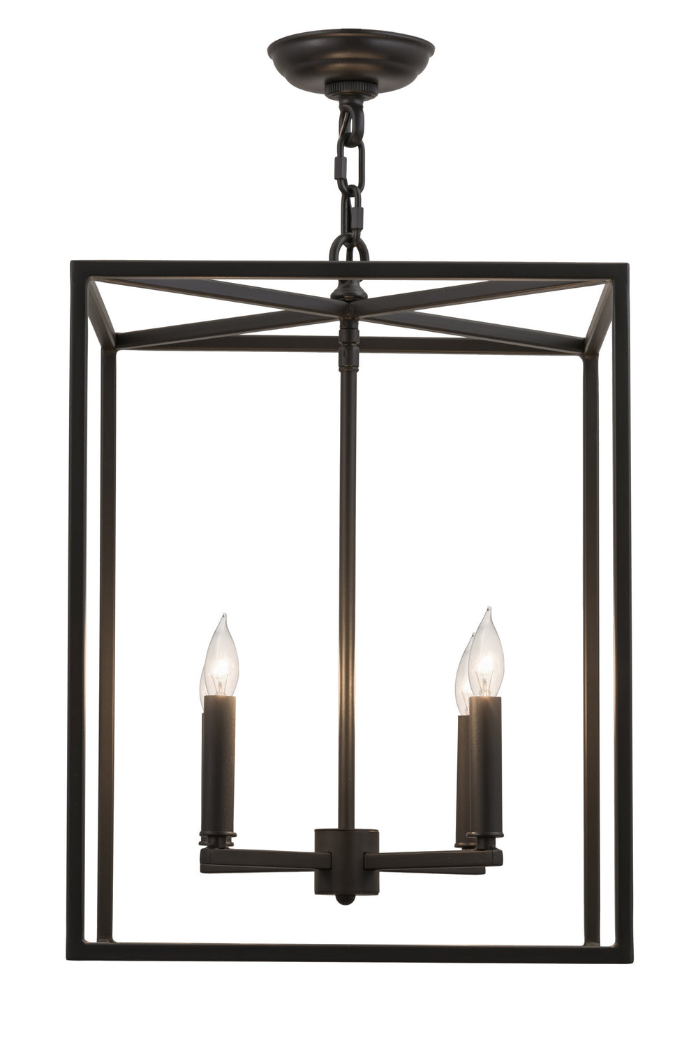 Meyda Tiffany Kitzi Box 163666 Pendant Light - Wrought Iron