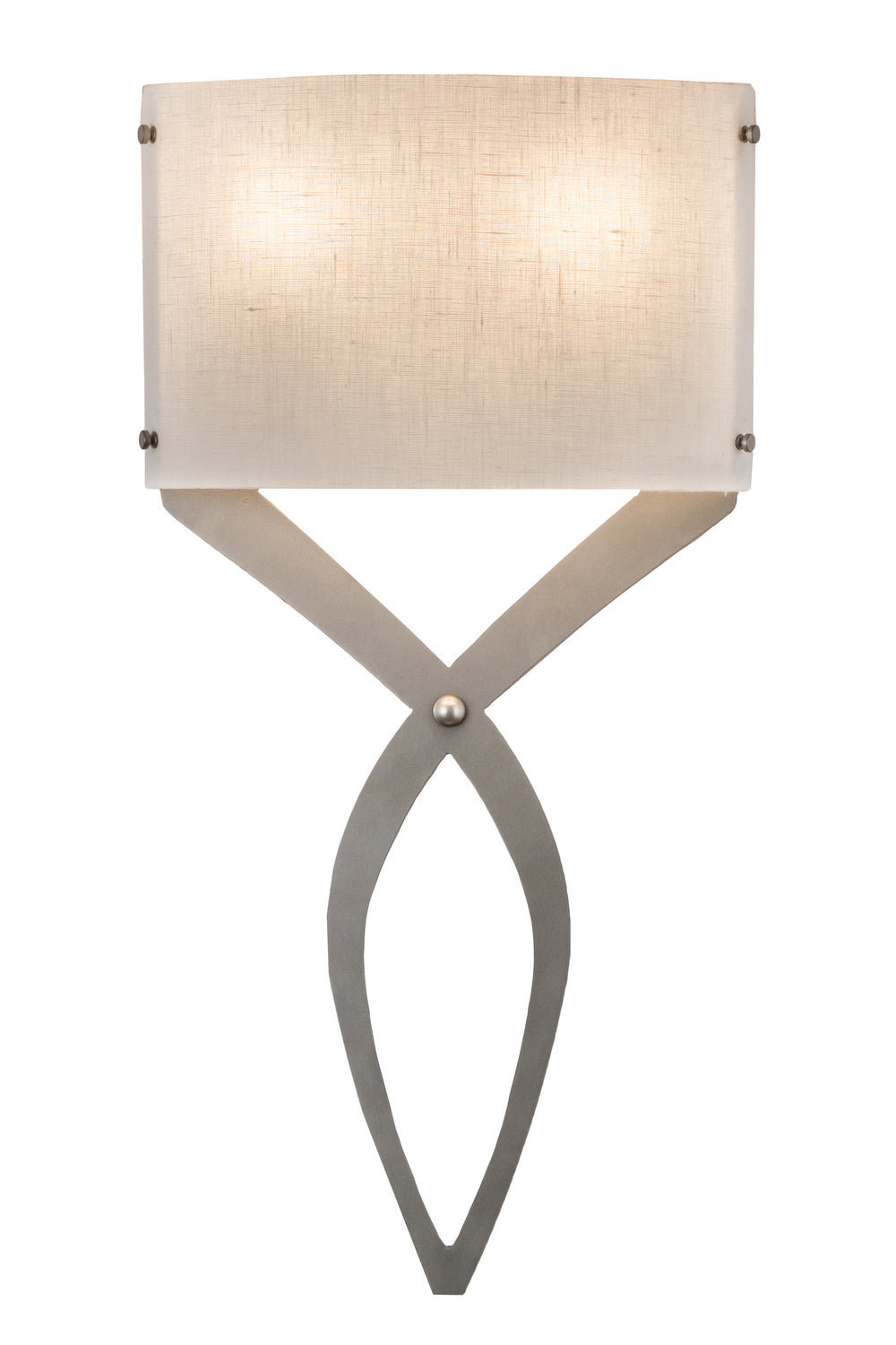 Meyda Tiffany Canterbury 163760 Wall Light - Nickel