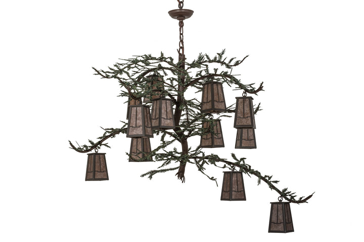 Meyda Tiffany Pine Branch 164833 Chandelier Light - Timeless Bronze,Cafe-Noir