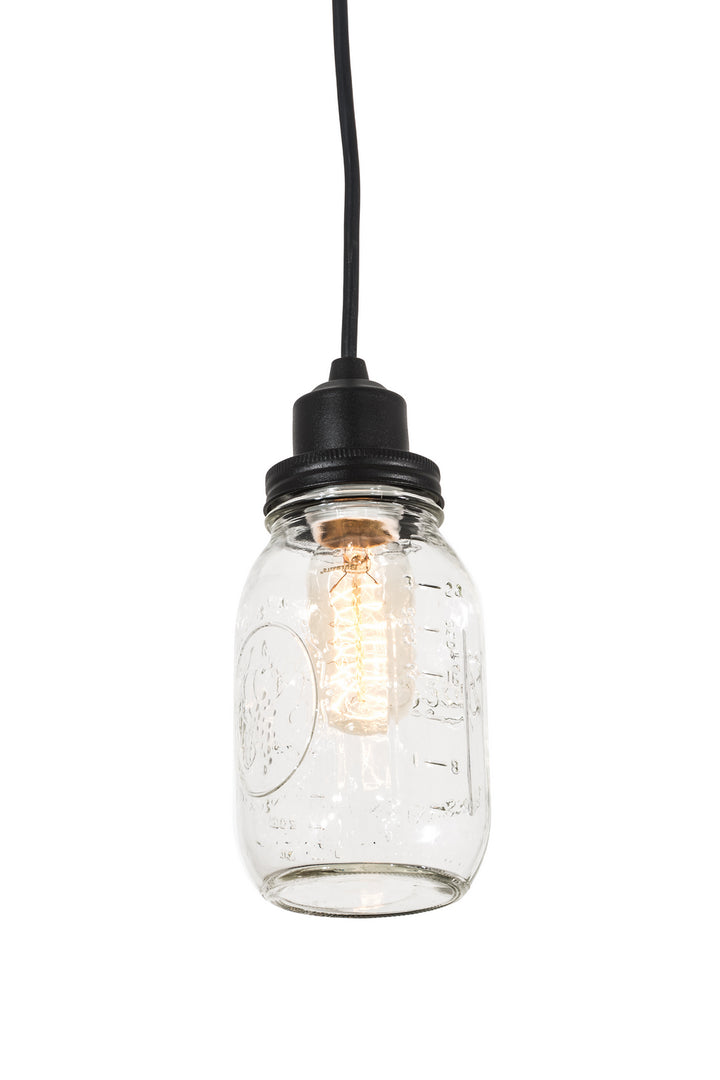 Meyda Tiffany Mason Jar 176579 Pendant Light - Stainless Steel