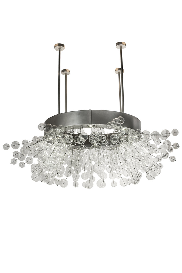 Meyda Tiffany Rhododendron 180733 Chandelier Light - Nickel