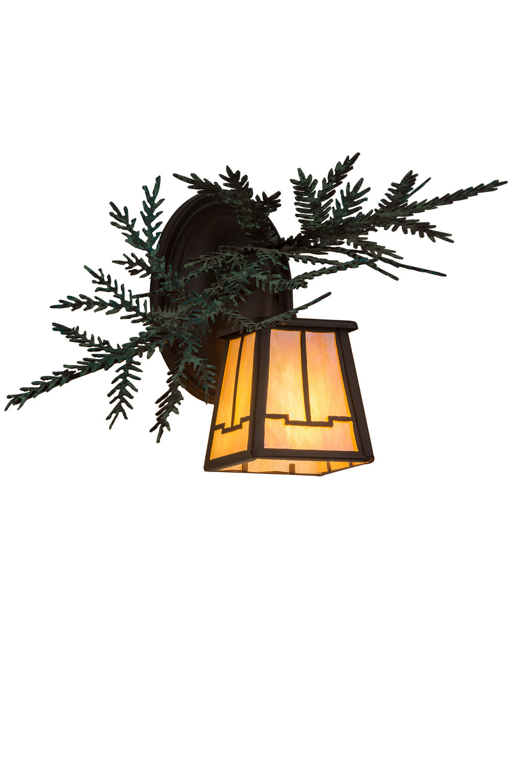 Meyda Tiffany Pine Branch 182275 Wall Light - Cafe-Noir