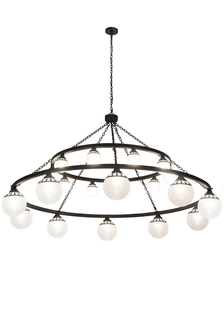 Meyda Tiffany Bola 182292 Chandelier Light - Wrought Iron