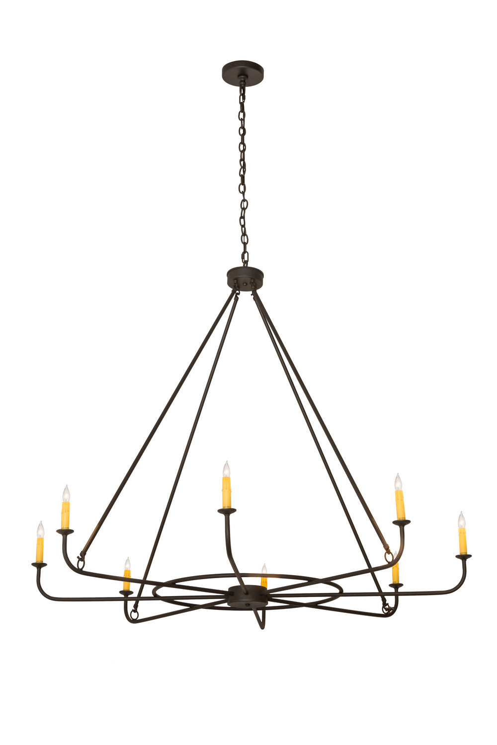 Meyda Tiffany Brach Ring 183491 Chandelier Light - Wrought Iron