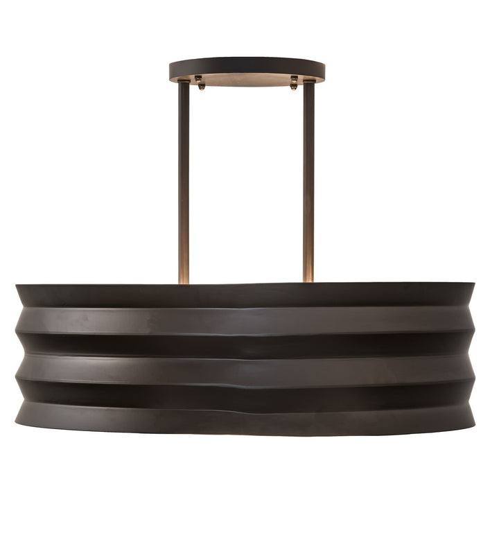 Meyda Tiffany Concertina 184502 Chandelier Light - Oil Rubbed Bronze
