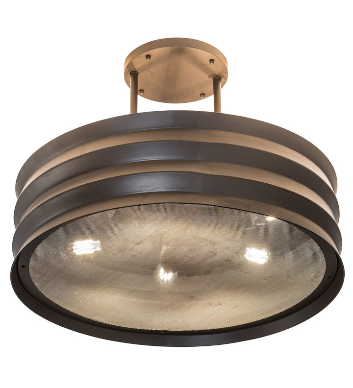 Meyda Tiffany Concertina 184502 Chandelier Light - Oil Rubbed Bronze