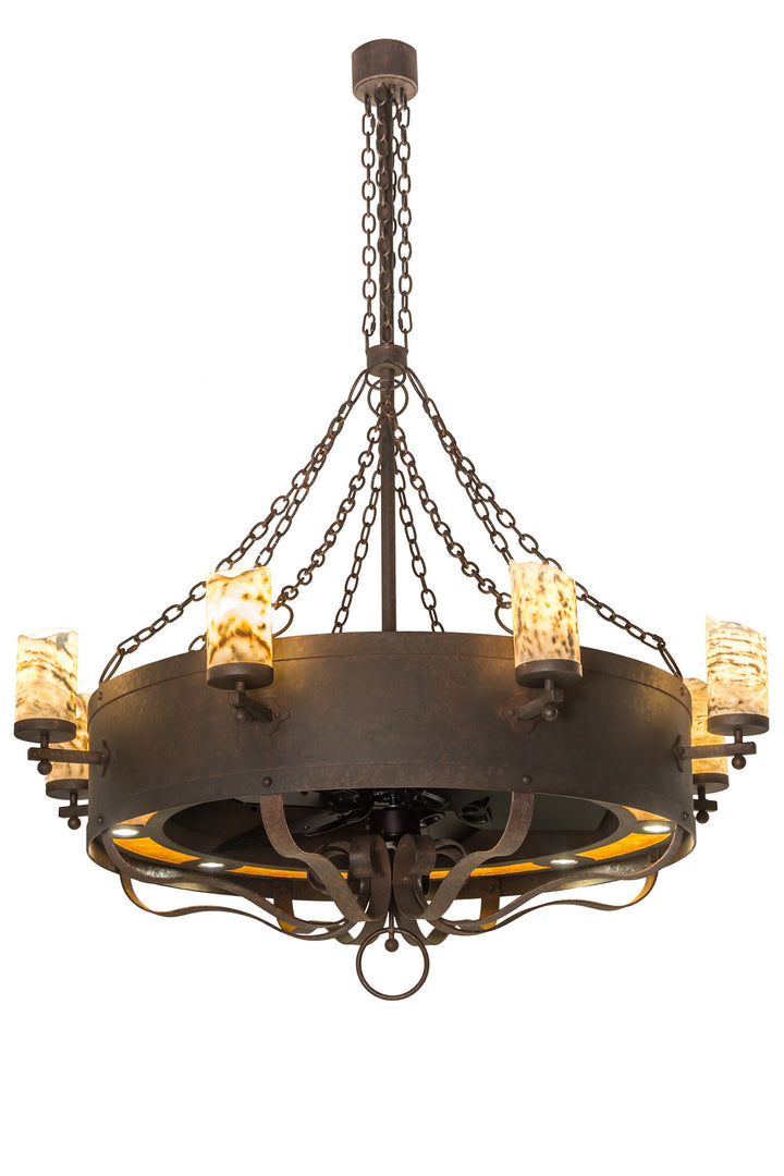 Meyda Tiffany Parnella 185627 Chandelier Light - Rust
