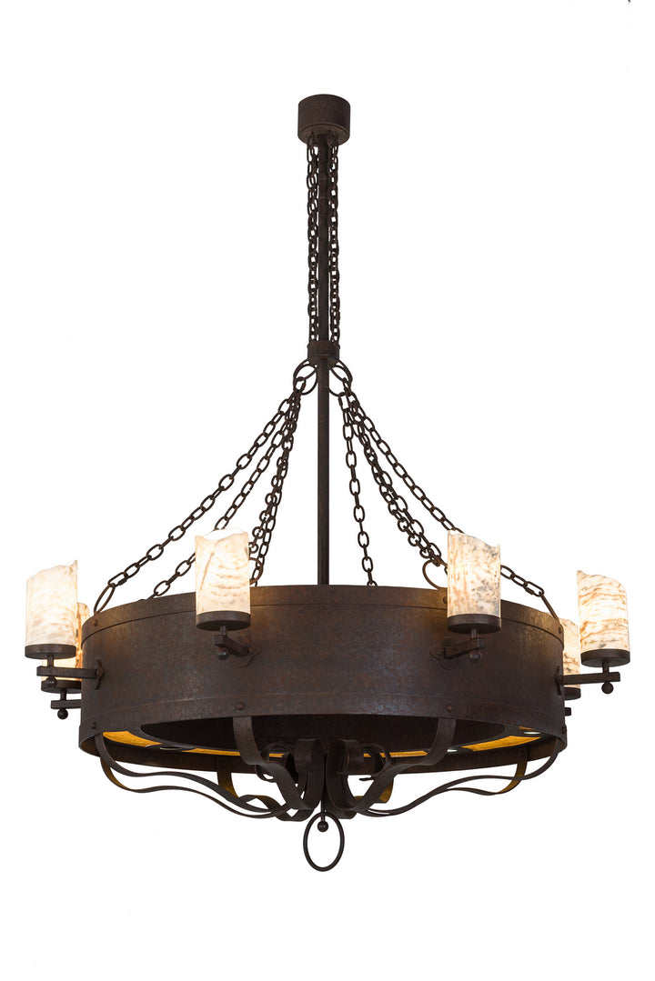 Meyda Tiffany Parnella 185629 Chandelier Light - Rust
