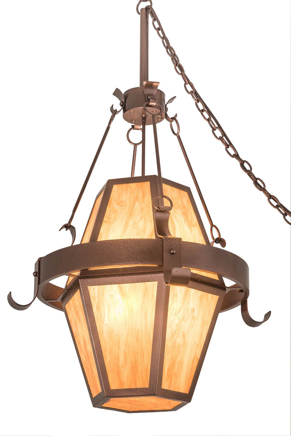 Meyda Tiffany Bonanza 185817 Pendant Light - Copper Vein