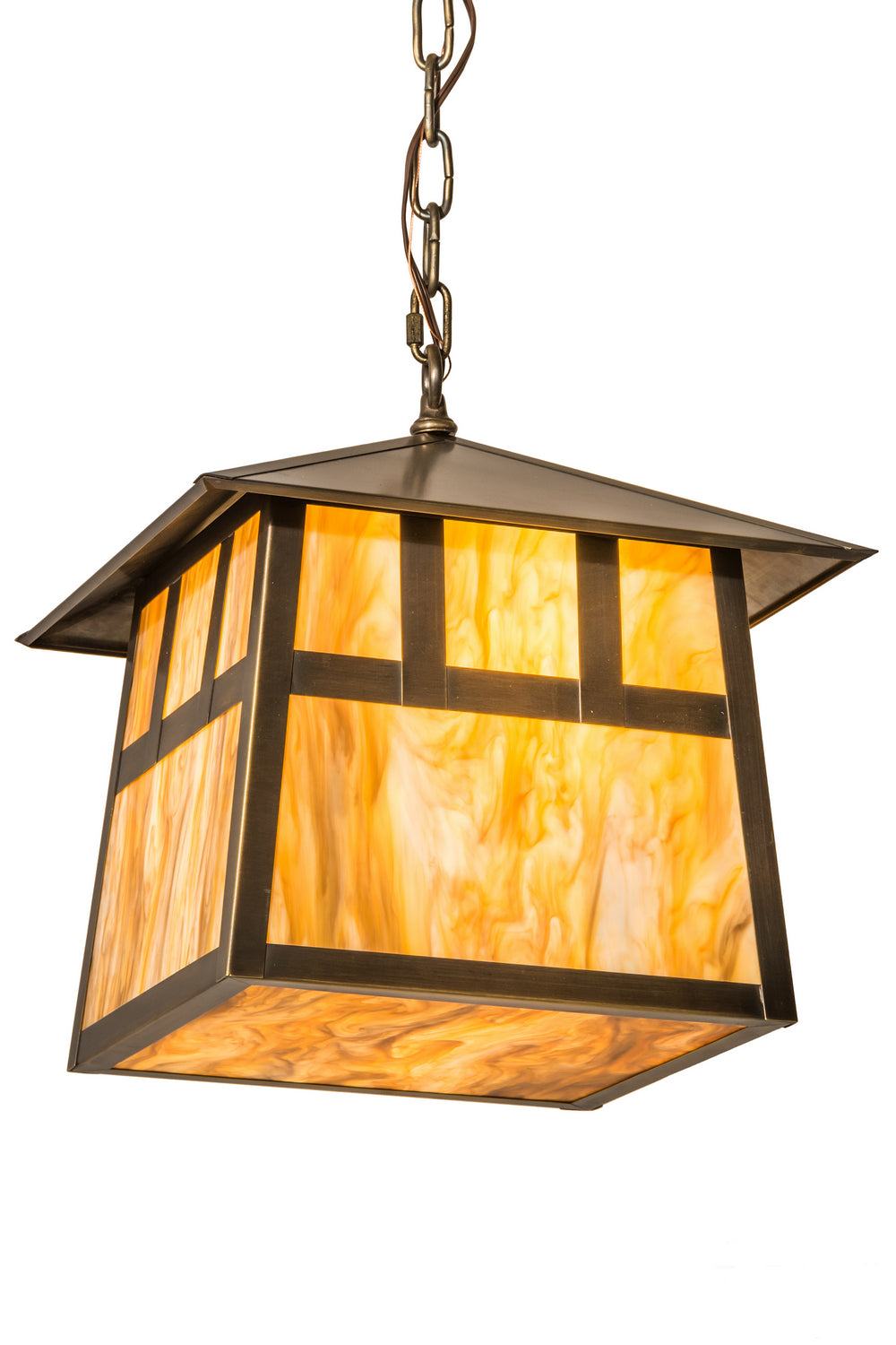 Meyda Tiffany Stillwater 185823 Pendant Light - Antique Brass