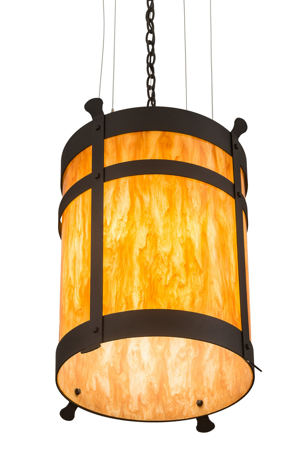 Meyda Tiffany Beartooth 186286 Pendant Light - Wrought Iron