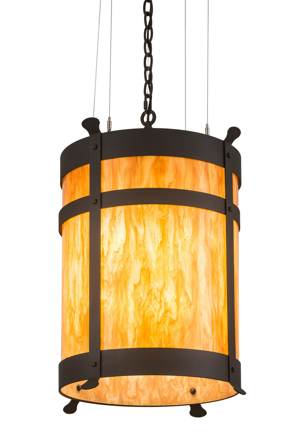 Meyda Tiffany Beartooth 186286 Pendant Light - Wrought Iron