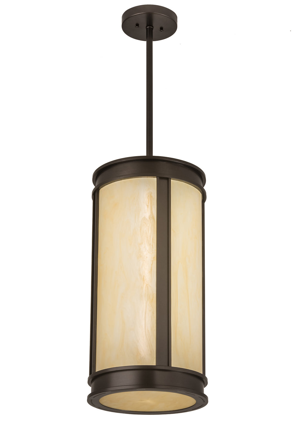 Meyda Tiffany Cilindro 186562 Pendant Light - Oil Rubbed Bronze