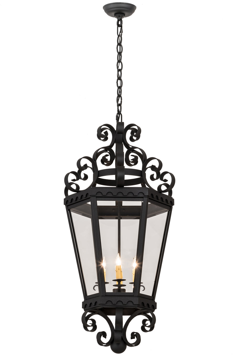 Meyda Tiffany Cadenza 187789 Pendant Light - Textured Black