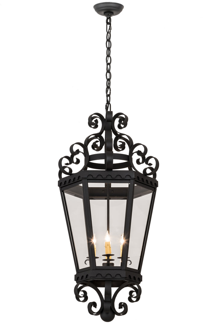 Meyda Tiffany Cadenza 187789 Pendant Light - Textured Black