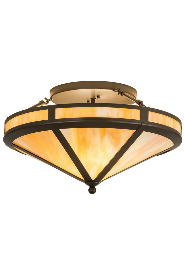 Meyda Tiffany Craftsman 188406 Ceiling Light - Timeless Bronze