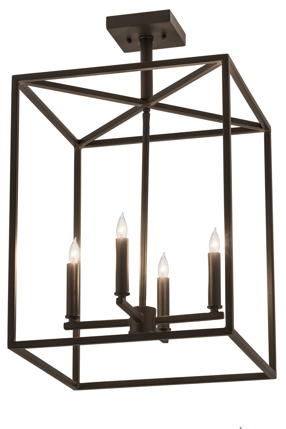 Meyda Tiffany Kitzi Box 188630 Pendant Light - Wrought Iron