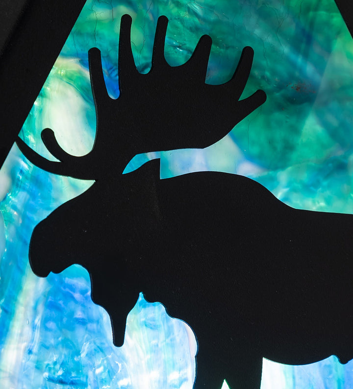 Meyda Tiffany Lone Moose 188740 Pendant Light - Textured Black