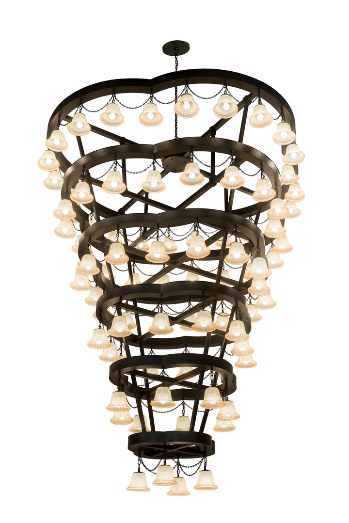 Meyda Tiffany Cretella 188852 Chandelier Light - Solar Black