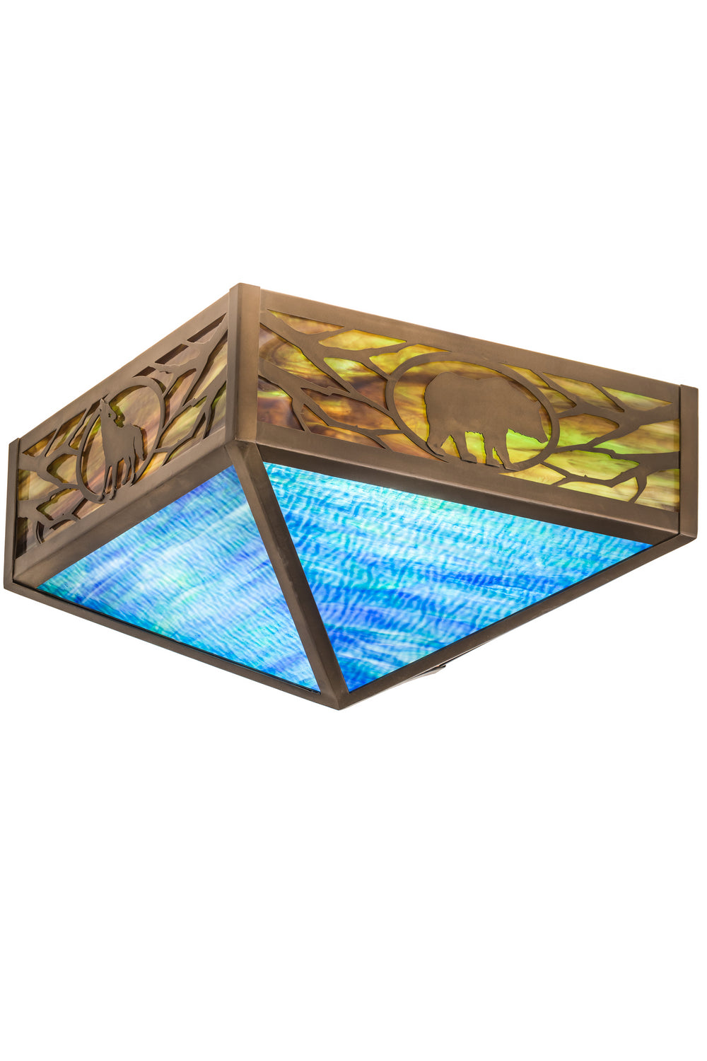 Meyda Tiffany Wildlife 188913 Ceiling Light - Antique Copper