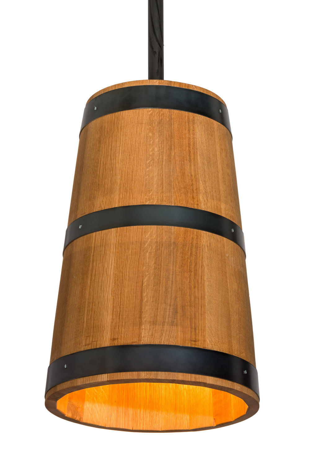 Meyda Tiffany Whiskey Barrel 188968 Pendant Light - Natural Wood