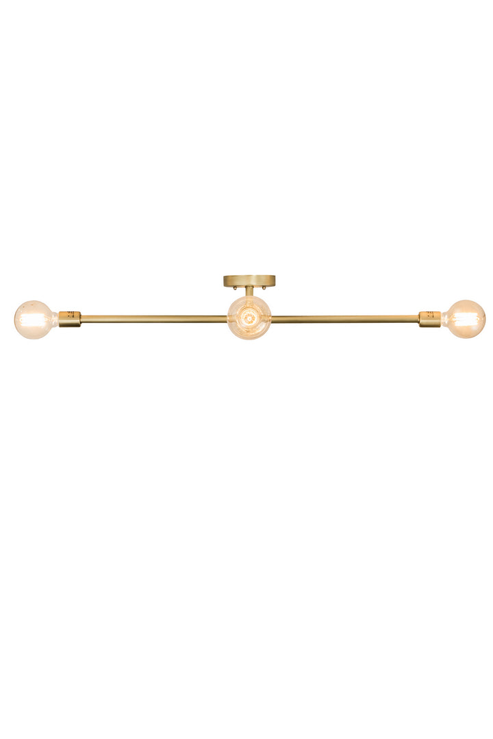 Meyda Tiffany Pronograde 189039 Ceiling Light - Natural Brass