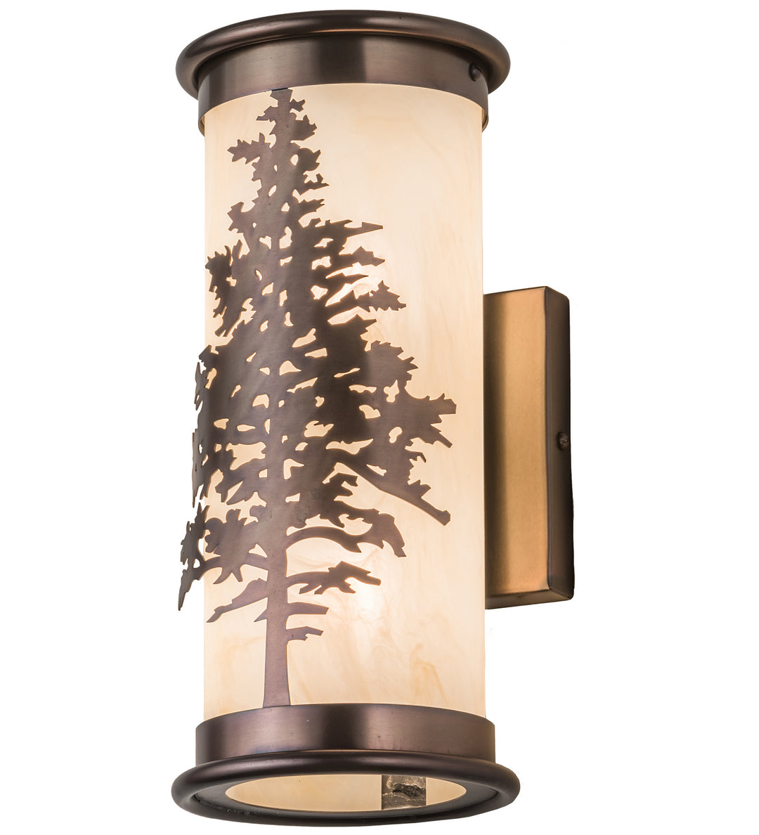 Meyda Tiffany Tamarack 189042 Wall Light - Antique,Weathered Brass