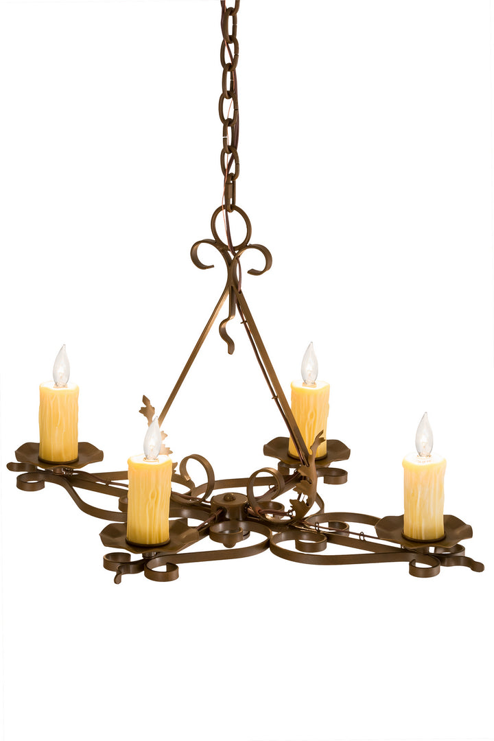 Meyda Tiffany Elianna 189728 Chandelier Light - Rust