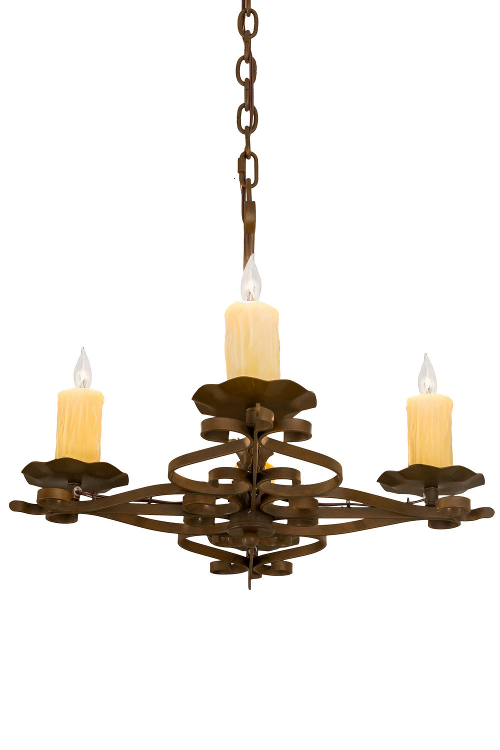 Meyda Tiffany Elianna 189728 Chandelier Light - Rust