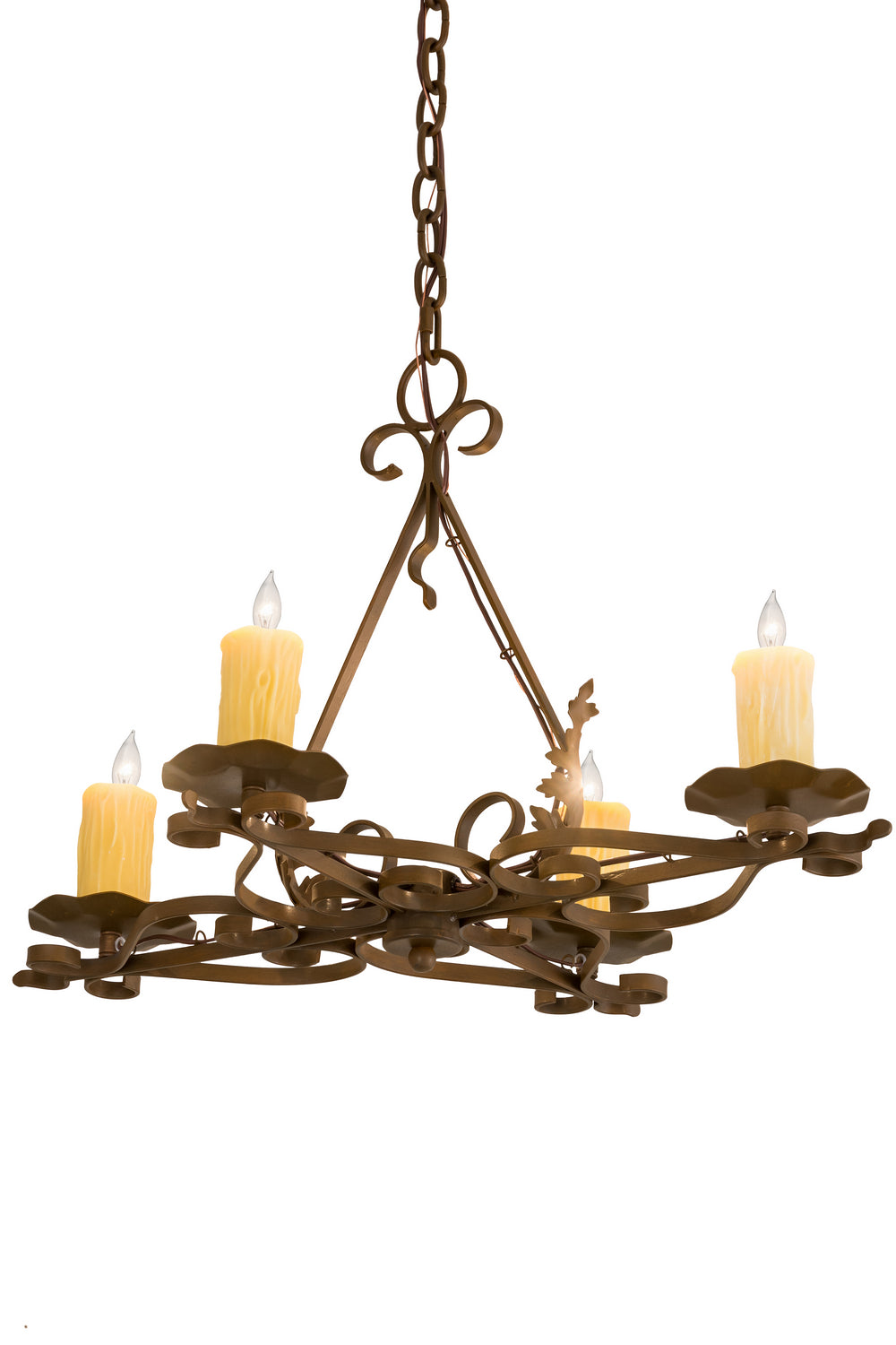 Meyda Tiffany Elianna 189728 Chandelier Light - Rust