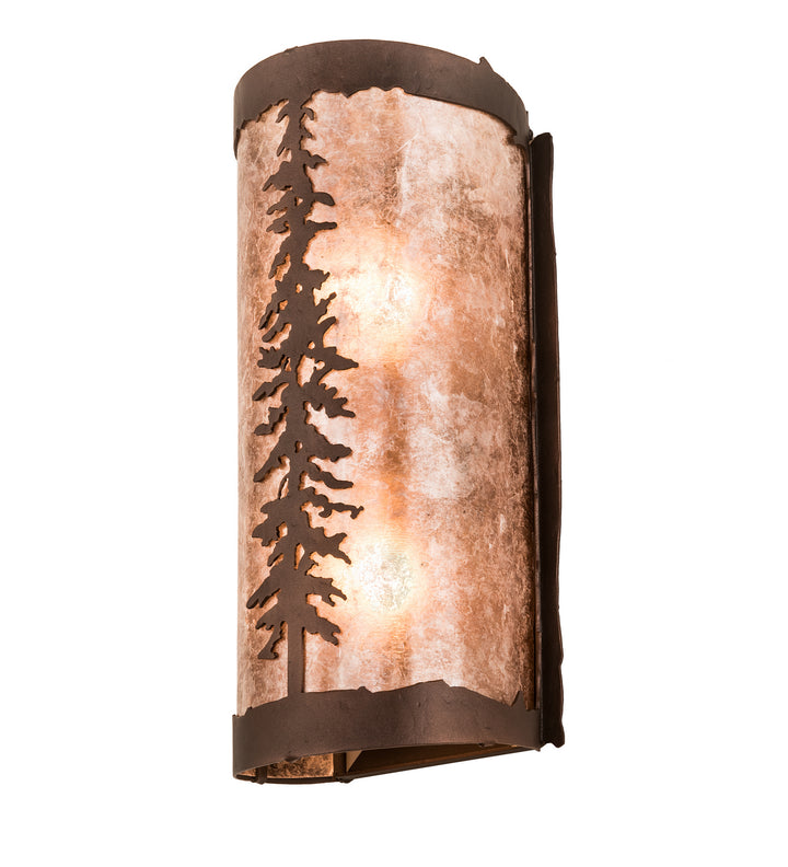 Meyda Tiffany Tall Pines 189847 Wall Light - Mahogany Bronze