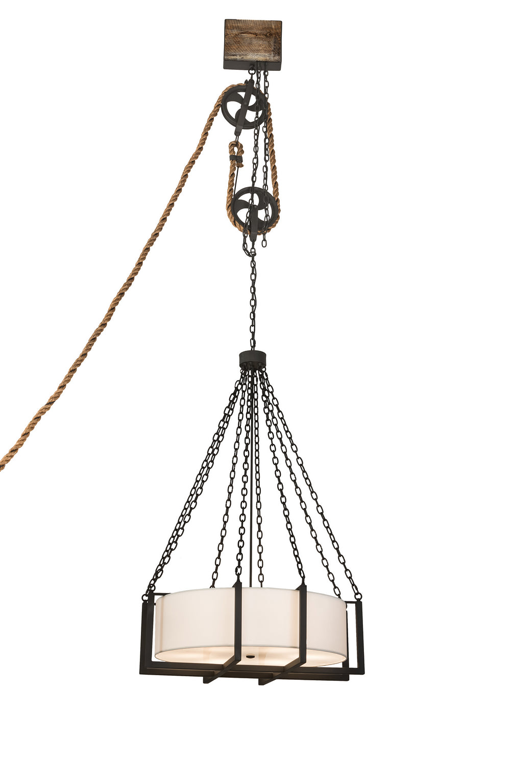 Meyda Tiffany Cilindro 190118 Pendant Light - Wrought Iron