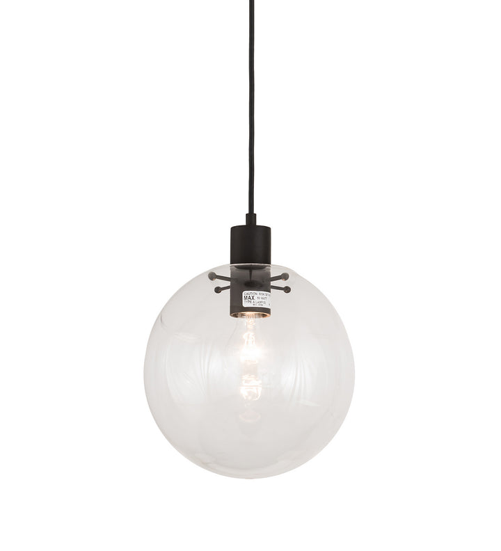 Meyda Tiffany Bola 190235 Pendant Light - Textured Black