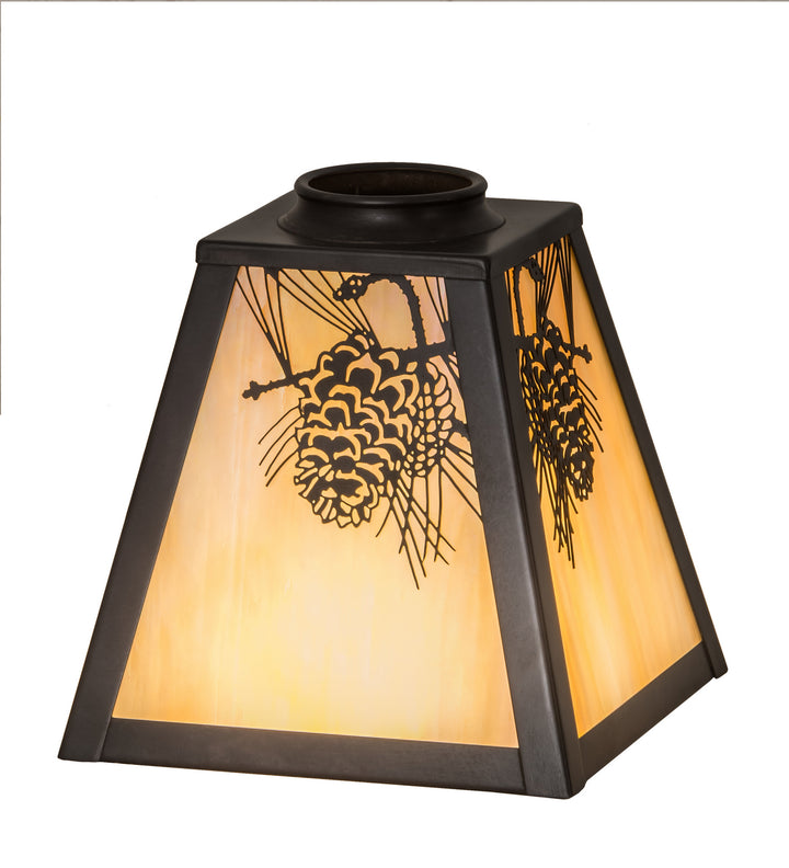 Meyda Tiffany Lighting 52016 Winter Pine Shade Lamp Shade Bronze / Dark