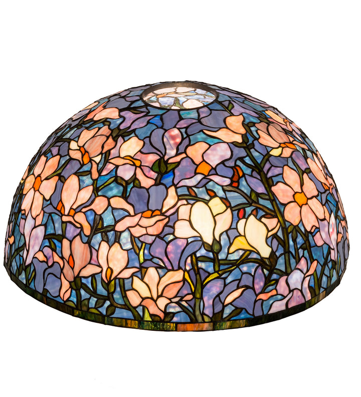 Meyda Tiffany Lighting 49875 Tiffany Magnolia Shade Lamp Shade Bronze / Dark