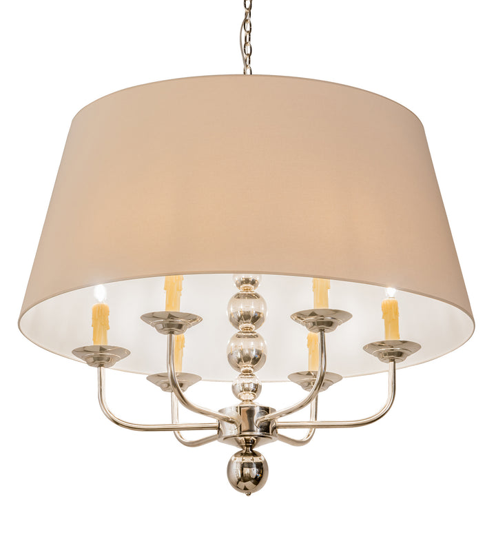 Meyda Tiffany Biscayne 193402 Chandelier Light - Polished Nickel