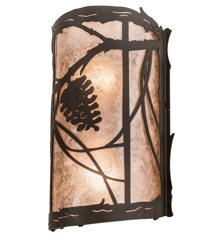 Meyda Tiffany Whispering Pines 193755 Wall Light - Oil Rubbed Bronze